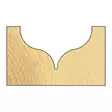 Ogee mould 7.5mm x 27mm - Pyöristys-/viisteterät - C142X1-4TC - 2