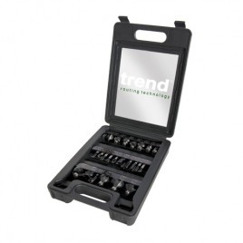 24 pcs Router Cutter Starter Set - Jyrsinteräsarjat - SET-SS24X1-4TC - 1