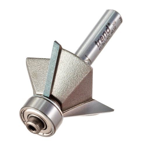 Guided 3 flute 45 deg Chamfer X 11mm cut - Pyöristys-/viisteterät - 41-5X1-4TC - 1