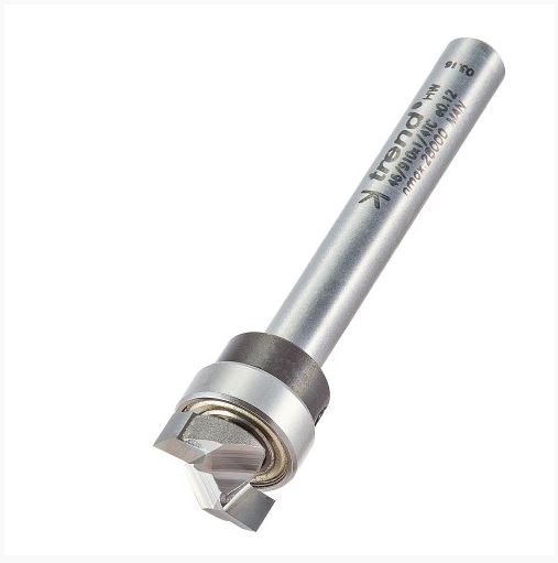 Guided profiler 12,7 mm dia x 4 mm cut - Suorat terät laakerilla - 46-910X1-4TC - 2