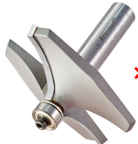 Guided thumb mould cutter - Pyöristys-/viisteterät - 46-42X1-2TC - 1