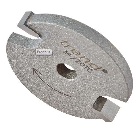 Slotter 6mm kerf 1/4 bore - Lamelliterät - 34-20TC - 1