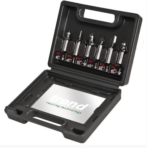 Trend jyrsinteräsarja 6 kpl/ 6 pc Starte - Jyrsinteräsarjat - SET-SS11X1-2TC - 1