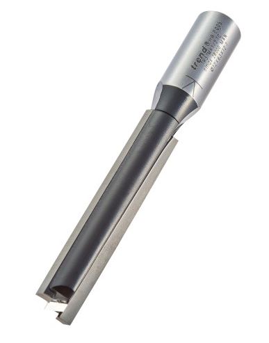 Two flute cutter 12 mm dia/kara 1/2" - Suorat terät - TR37MX1-2TC - 1