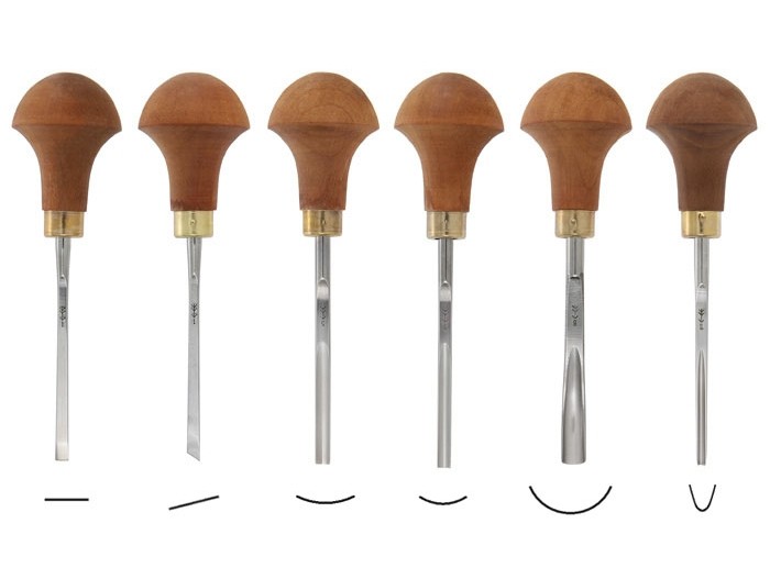 Pfeil, veistotalttasarja D, 6 kpl - Veistotalttasarjat - PF-LSD - 1