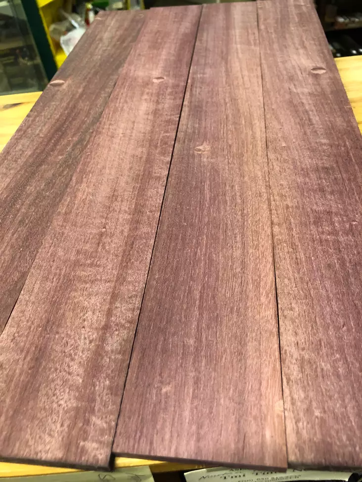 Otelauta Purple Heart 600x75x9mm, aihio - Pienpuutavara - PT-AMAR - 1