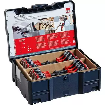 Bessey KliKlamp lajitelma systainerissa - Pikapuristimet - KLI-S - 2