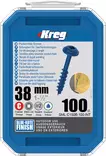 Kreg ruuvi 38 mm, karkea, 100 kpl - Kreg Pocket Hole ruuvit - SML-C150B-100-INT - 1