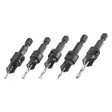 Quick Release 5 pc Countersink Set - Upotusporat - QR-CS-SET - 1