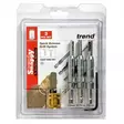Snappy Drill Bit Guide 4 pc Set - Saranaterät - SNAP-DBG-SET - 1