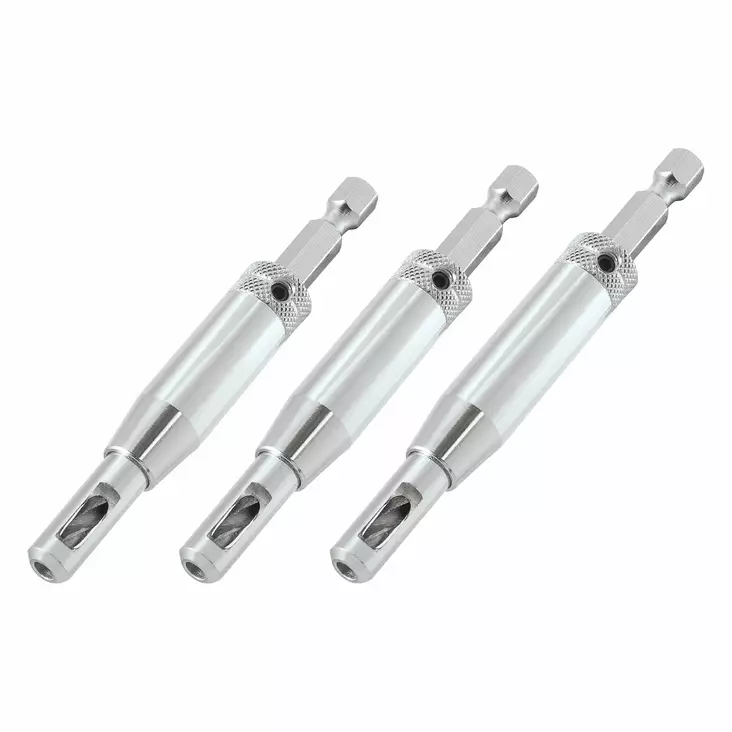 Quick Release 3 Pc Drill Bit Guide Set - Saranaterät - QR-DBG-SET - 1