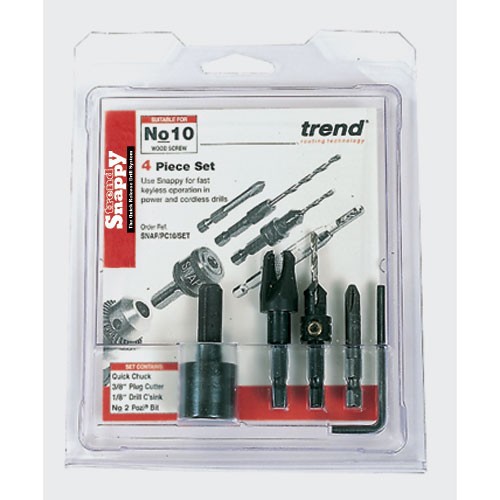 Snappy Plug Cutter No 12 Screw Set - Tulppaterät - SNAP-PC12-SET - 1