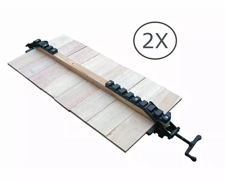 Liimauspuristin, nelisuuntainen, 2 kpl - Puristintarvikkeet ja varaosat - SET-4WAY - 1